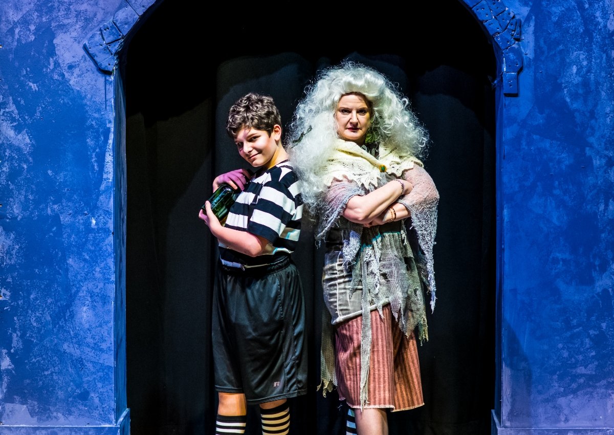 student production of The Addams Family