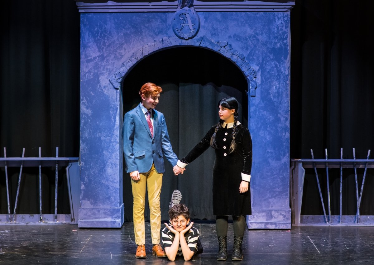 student production of The Addams Family