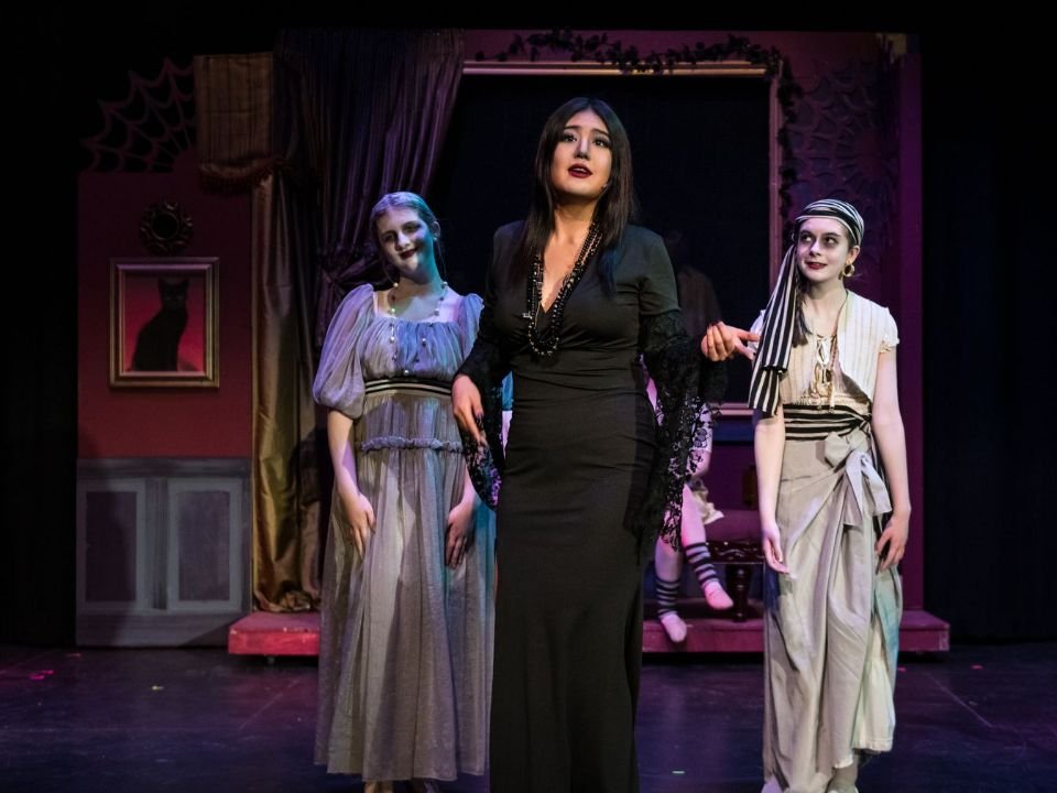 student production of The Addams Family